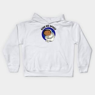 Give me space Capybara Astronaut Kids Hoodie